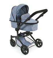 Combi-poppenwagen Mika - Blue Jeans - thumbnail