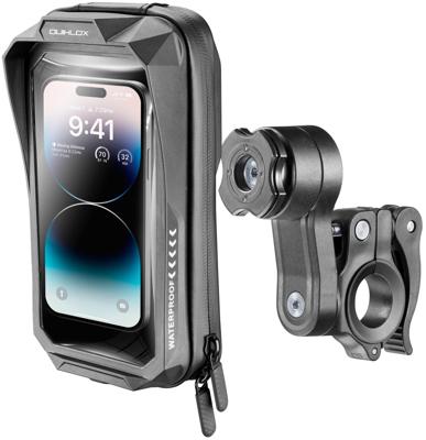 INTERPHONE gsm-houder "quiklox" met vasthoudsysteem cell phone holder interph quiklox case, mount 7 zol