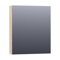 Brauer Impress Deluxe Spiegelkast - 60 cm - met interne en externe Verlichting - 1 Rechtsdraaiende Dubbelzijdige Spiegeldeur - Sunlit - thumbnail