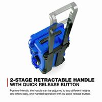 NANUK Transportkoffer Mod. 935 (b x h x d) 521 x 191 x 287 mm Blauw 935-0008 - thumbnail