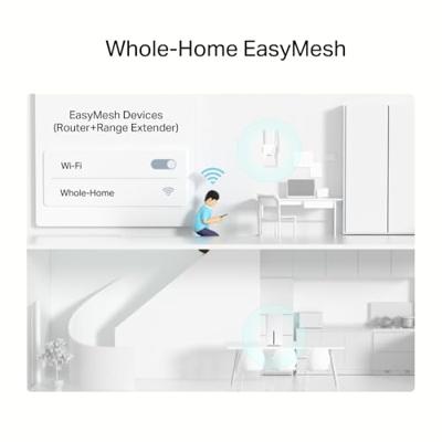 TP-Link Archer NX600 5G draadloze router 6 AX3600Mbps, dual-band, 2.5G WAN/LAN + 2x Gigabit LAN-poorten, plug & play, 4K-QAM, 8 × 5G/LTE, 2 × interne WLAN-antennes, EasyMesh, HomeShield