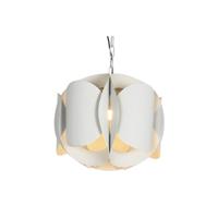 Plafondlamp Home ESPRIT Wit Metaal 50 W 42 x 42 x 36 cm - thumbnail