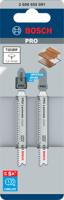 Bosch Accessoires PRO Laminate clean T101BIF decoupeerzaagblad | 83 mm | 2-delig - 2608655091 - thumbnail