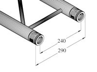 ALUTRUSS BILOCK BQ2-S500 2-way Cross Beam bk - thumbnail