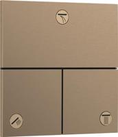 Hansgrohe ShowerSelect Comfort E stopkraan inbouw voor 3 functies, Brushed Bronze - thumbnail