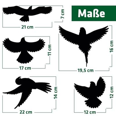 Gardigo Birdprotection Raamsticker Functies: Afschrikking 5 stuk(s)