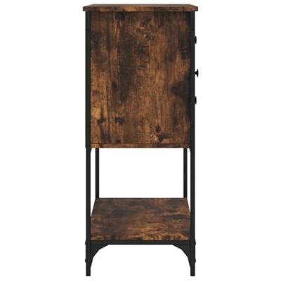 Dressoir 100x36x85 cm bewerkt hout gerookt eikenkleurig Dressoir 100x36x85 cm bewerkt hout gerookt eikenkleurig