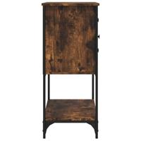 Dressoir 100x36x85 cm bewerkt hout gerookt eikenkleurig - thumbnail