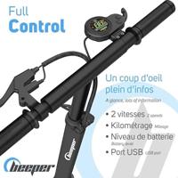 Elektrische scooter met alarm 10 Inch - BEEPER - MAX FX10-G2-8 - 500W - 48V - 8Ah - thumbnail