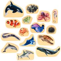 Tickit Houten Blokken Zeeleven - thumbnail