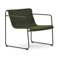 Kave Home Maurina loungestoel Groen - thumbnail