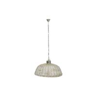Plafondlamp DKD Home Decor Zilverkleurig Natuurlijk Metaal 50 W 80 x 80 x 47 cm - thumbnail