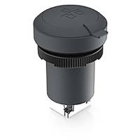 RAFI RAMO 22 F RAMO 22 F, RJ45, ronde band, frontring zwart, RJ 45 CAT 5 1.10.099.201/0011 Bus, inbouw Zwart 1 stuk(s) - thumbnail