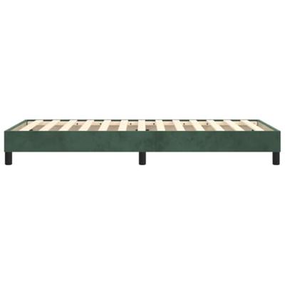 Boxspringframe fluweel donkergroen 90x200 cm