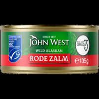 John West Wilde Rode Zalm 105g bij Jumbo - thumbnail