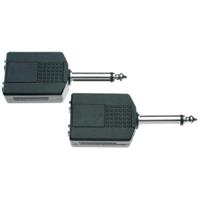 Stagg AC-PM2PFH 6.3 mm mono male - 2x stereo female (2 stuks) - thumbnail