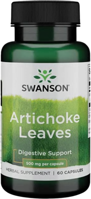 Artichoke Leaves 500mg | Swanson | 60g