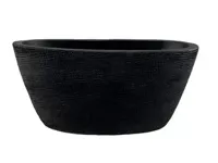 HS potterie Planter tokio 29x15x14cm zwart - thumbnail
