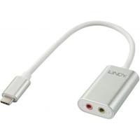 Adapter USB-C naar Jack 3.5 mm LINDY 42711 - thumbnail