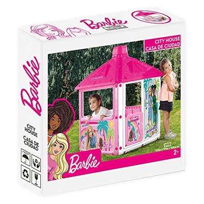 Barbie City Speelhuis 132x104x104 cm Roze/Wit