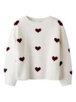 Name it winter sweater meisjes - wit - regular fit, gebreid - NkfOna - thumbnail