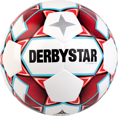 Derbystar Voetbal Dynamic TT V20 Wit rood blauw 1151