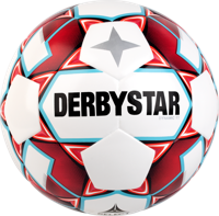 Derbystar Voetbal Dynamic TT V20 Wit rood blauw 1151 - thumbnail