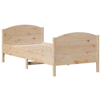 Bedframe zonder matras massief grenenhout 120x190 cm Bedframe zonder matras massief grenenhout 120x190 cm