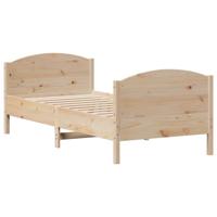 Bedframe zonder matras massief grenenhout 120x190 cm - thumbnail