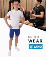 JAKO Basic 2.0 Slidingbroekje Kids Blauw Wit - thumbnail
