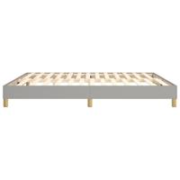 Boxspringframe stof lichtgrijs 160x200 cm - thumbnail