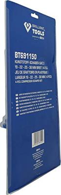 Brilliant Tools BT691150 Kunststof schraperset, 4-delig