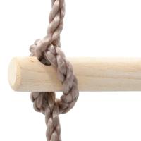 VidaXL Touwladder 290 cm hout - thumbnail