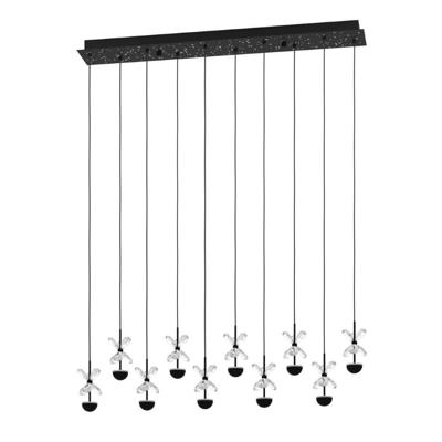 Stars of Light Black hanging lampPianopoli 2 87cm x 12cm - 390278