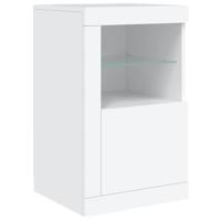 Dressoir met LED-verlichting 164x37x67 cm wit - thumbnail