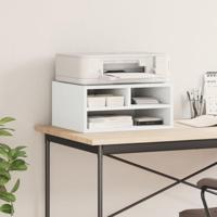 Printerkastje 49x40x22,5 cm bewerkt hout wit - thumbnail