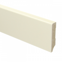MDF Moderne plint 70x15 voorgelakt RAL9001 - lengte 240cm - thumbnail