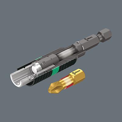 Wera 05 056400 001 851/1 BDC PH1X25 Kruis-bit Aandrijving: 1/4 (6,3 mm) Uitvoering: Kruiskop Phillips PH 1 25 mm