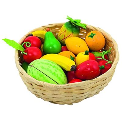 Goki fruit in een mand, 23dlg.