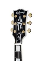 Epiphone Les Paul Custom Alpine White elektrische gitaar met hard case - thumbnail
