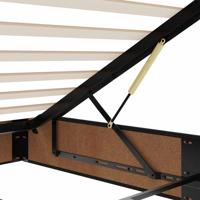 Bedframe zonder matras 90x200 cm fluweel zwart - thumbnail