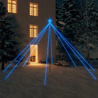 VidaXL Led-kerstboom binnen buiten 800 leds 5 m blauw - thumbnail
