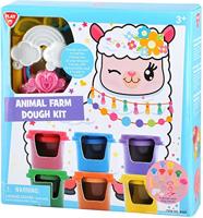 Playgo boerderijdieren kleiset - 6 kleipotjes - thumbnail