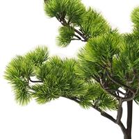 Kunstplant met pot pinus bonsai 60 cm groen - thumbnail