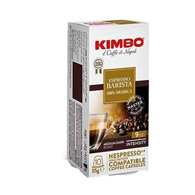 Kimbo Espresso Barista 100% arabica capsule voor nespresso (10st ) Kimbo Espresso Barista 100% arabica capsule voor nespresso (10st )