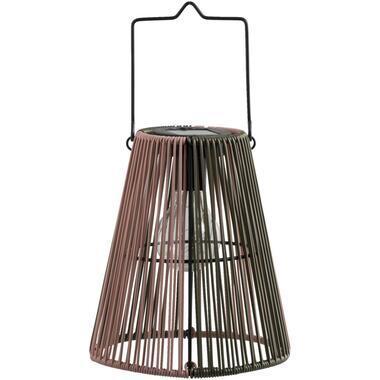 Solar lantaarn Zef - groen/roze - 21xØ18 cm