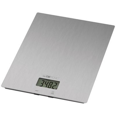Clatronic KW 3821 Edelstahl Keukenweegschaal Digitaal Weegbereik (max.)=5000 g RVS 206 x 176 x 19