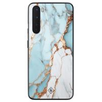 OnePlus Nord hoesje - Marmer lichtblauw - thumbnail