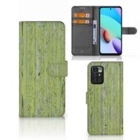 Xiaomi Redmi 10 | Book Style Case | Green Wood - thumbnail