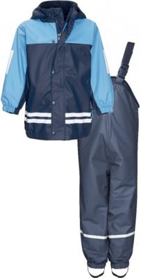 Playshoes regenpak 2-delig Marine Blauw-104